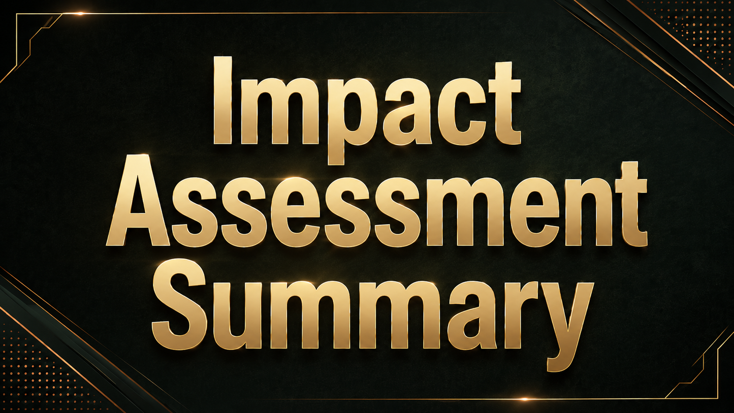 Impact Assessment Summary — Written Feedback