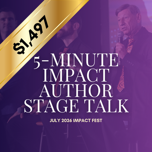 5-Minute Impact Author Stage Talk - July 2026 Impact Fest