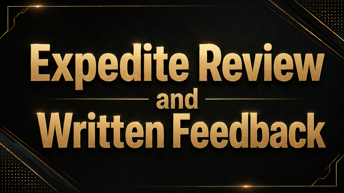 Expedite & Written Review (Save $10)