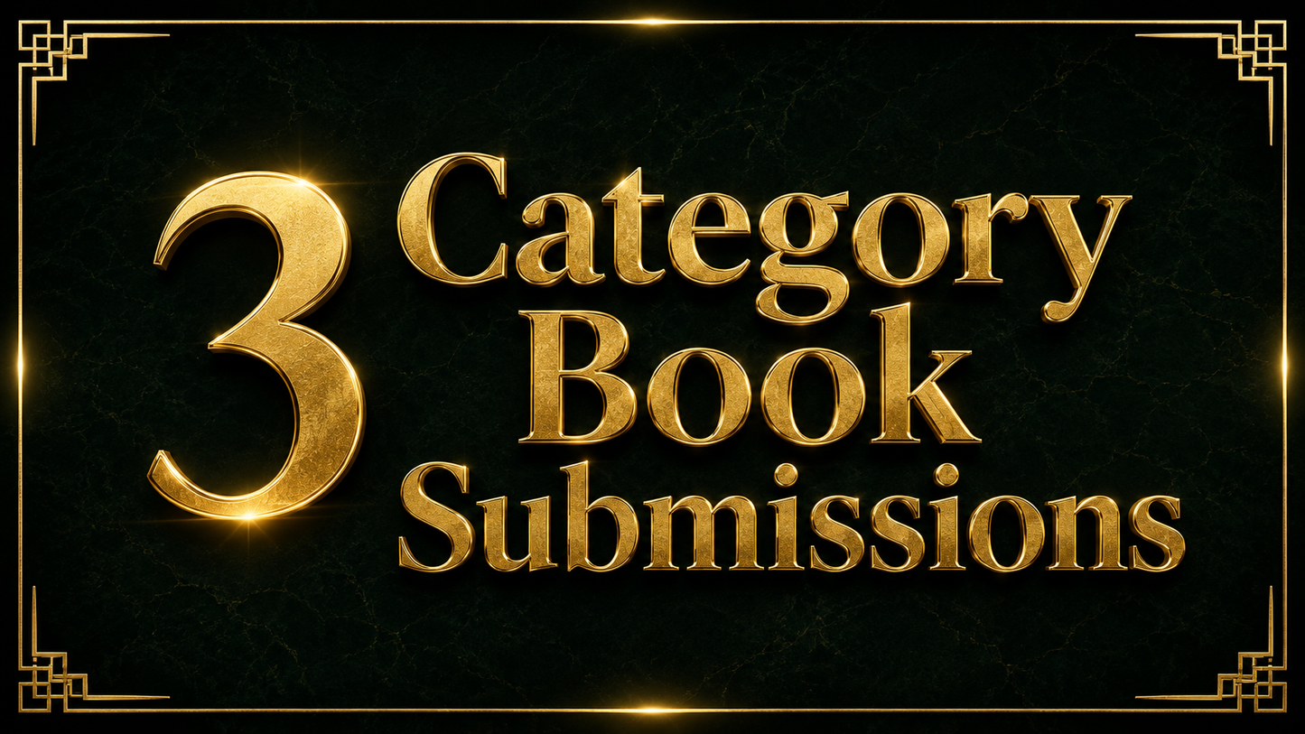 3 Category Book Submissions — Author of the Year 2027