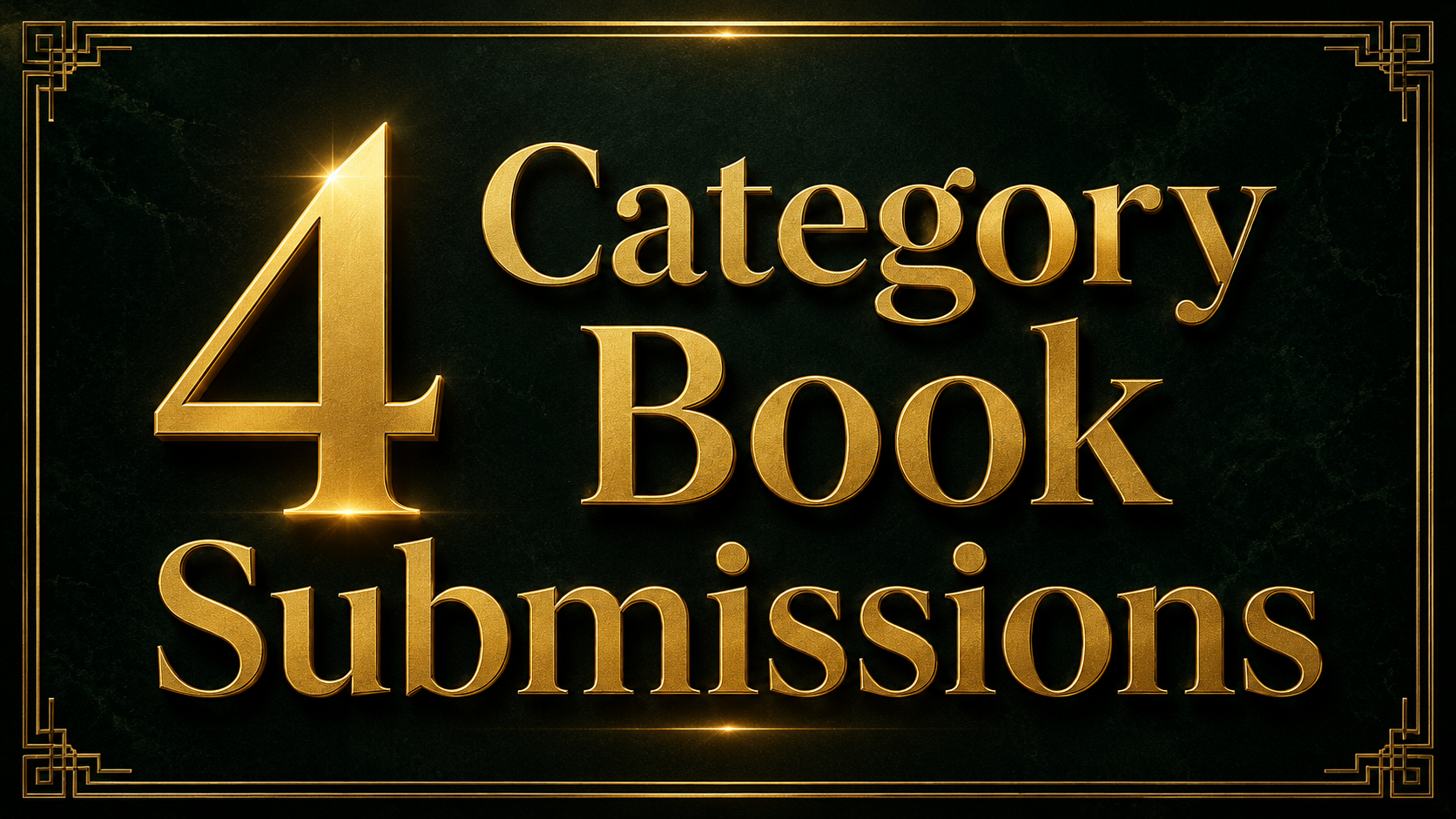 4 Category Book Submissions — Author of the Year 2027